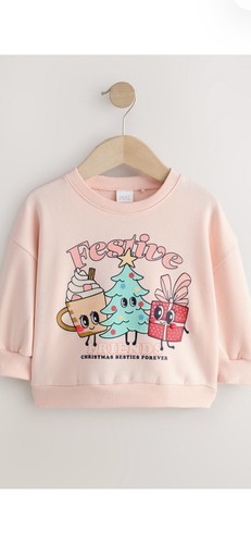 Next girls christmas pink - girls,