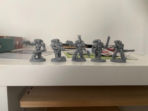 Space wolves grey - space, x5