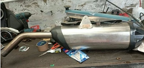 Triumph tiger 800 exhaust - tiger,
