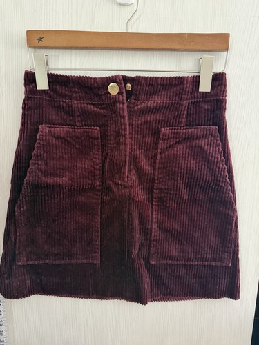 Sandro burgundy corduroy short - sandro,