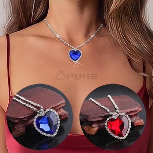 Women heart shaped necklace - shaped,