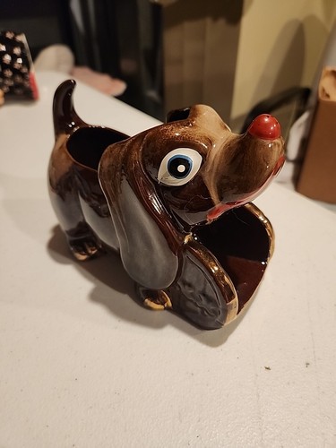 Vtg ceramic dresser caddy - vtg,