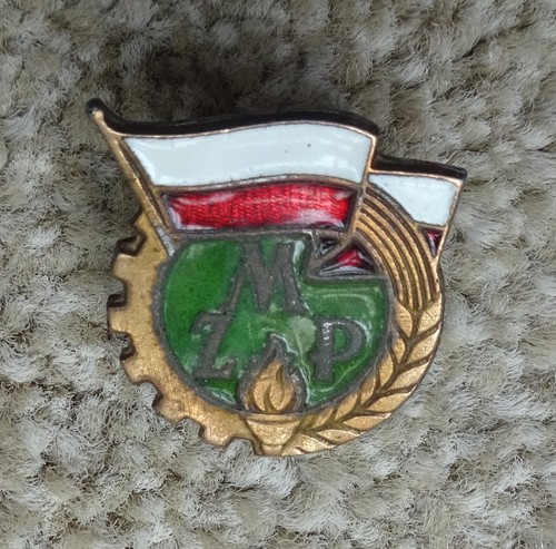 Vintage 1950s brass enamel - vintage,