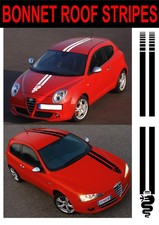 alfa romeo  33 146 147  brera mito bonnet roof stripes alfa romeo stickers