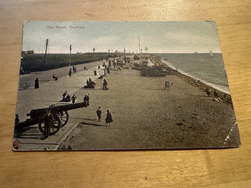 Postcard the beach southsea - -,