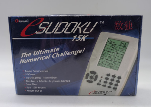 Sudoku 15k handheld electronic - sudoku,