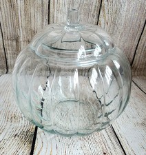 Large Clear Glass Pumpkin