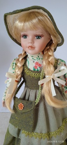 Vintage porcelain french doll - french,