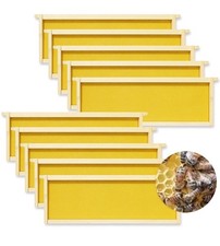 10pc Assembled Langstroth Beehive Box Bee Hive Frames and Foundation