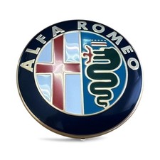 2X 74mm ALFA ROMEO EMBLEM