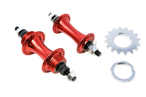 Pair fixie bike - red, flop