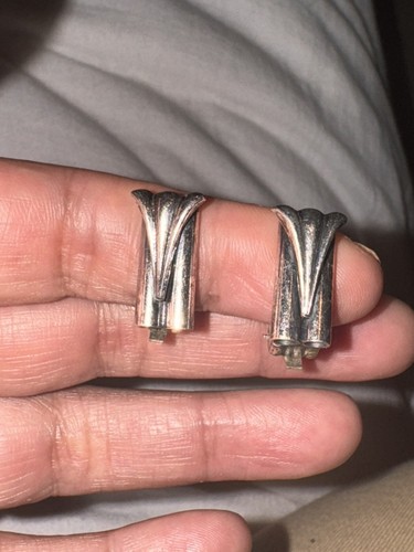 Vintage silver tone - tone, signed