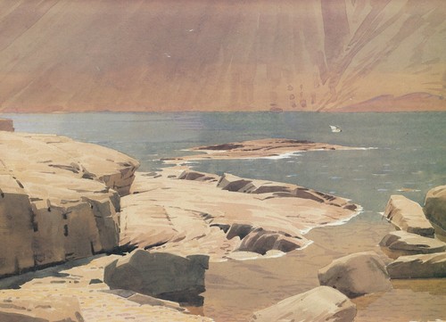 Wastwater rocky shore heaton - wastwater, w