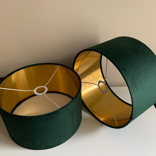 Velvet lampshade for ceiling - velvet,
