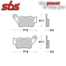 Pair brake pads 675rsi - pair, 675