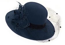 Large Brim Felt Fedora Formal