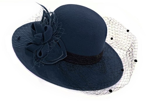Large brim felt fedora - large,