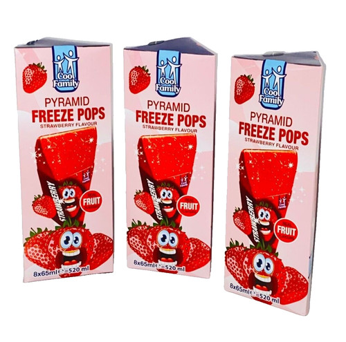 Pyramid freeze pops - freeze,