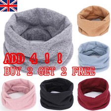 Thermal Fleece Neck Warmer Mask Winter Snood Scarf Tube Cycling Motorbike Ski UK