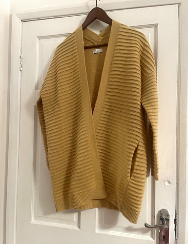 Papaya yellow rib knit - papaya, rib-knit