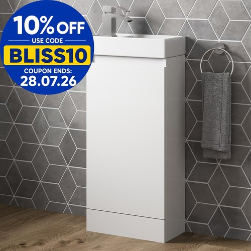 Gloss white floor standing - white,