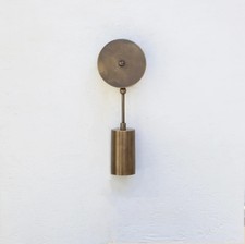 Aged Brass Wall Sconce light -