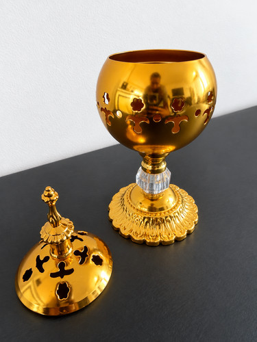 Luxury gold bakhoor burner - luxury,