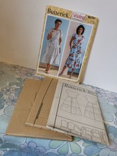 Butterick USA B6722 Sewing Pattern  - Retro DRESS, Size A5/E5 6 - 22
