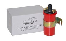 Resin filled 6 volt Ultra spark ignition coil Lucas No DLB112 UK Stock