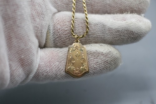 Art deco antique gilt - deco, locket