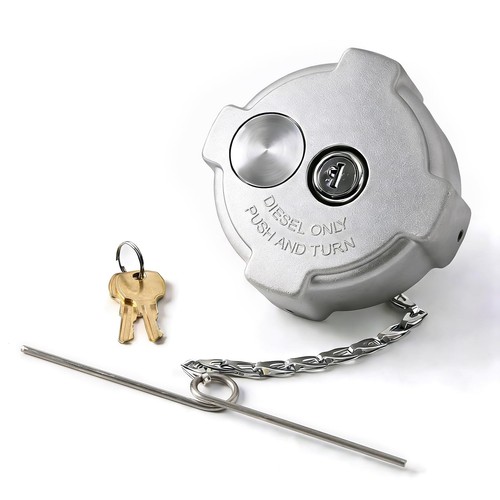 Locking fuel cap aluminum - fuel, cap,