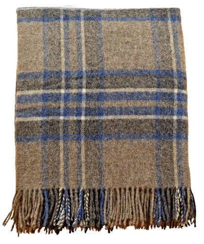 Shetland lambswool throw - shetland,