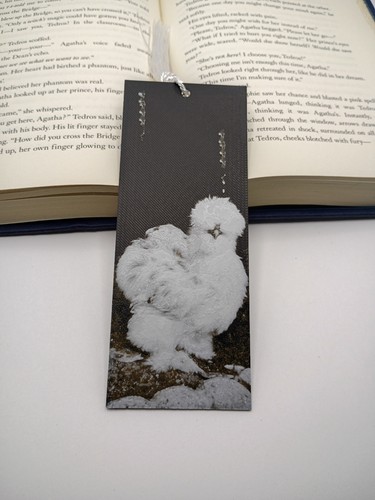 Silkie chicken bookmark - silkie,