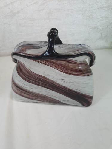Vintage glass purse handbag - glass, purse/handbag