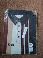 Damart Stripe Polo Shirt Size