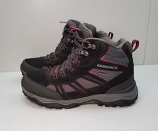 KARRIMOR 7UK EUR41 WOMENS LACE UP WATERPROOF HIKING ANKLE BOOTS HIGH TOP SHOES