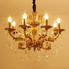 French Country Chandeliers 6/8/12 Light Vintage Pendant Light fr Living Room E14