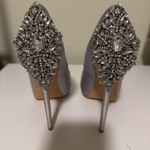 Badgley mischka silver - badgley, satin