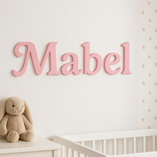 Nursery Wall Letters Custom 3D Printed– Any Font & Size 1–14” – Kids Room Name
