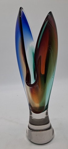 Large murano style vase - style, solid