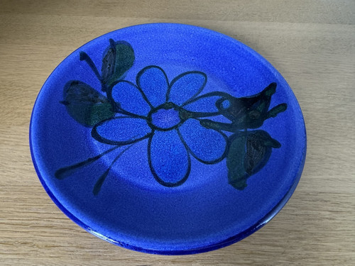 Moroccan dish blue - moroccan,