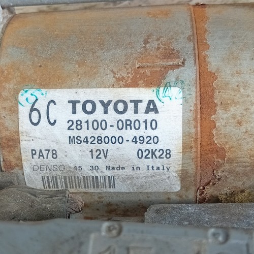Toyota starter motor - toyota,