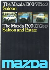 Mazda 1000 & 1300 1976-1977 UK Market Sales Brochure Familia Saloon & Estate