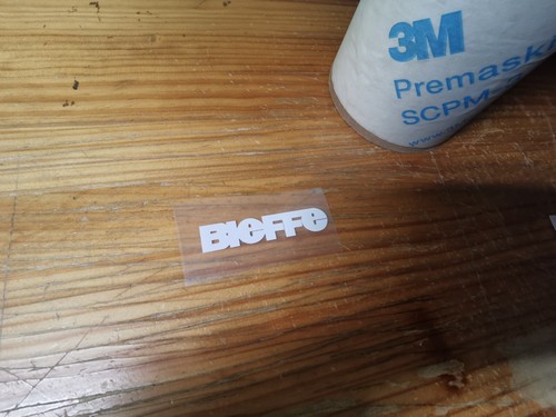 Bieffe helmet vinyl decal - , x1