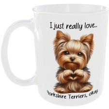 LOVE YORKSHIRE TERRIERS MUG