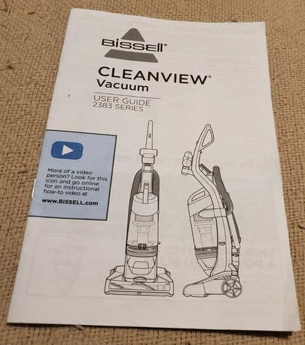 Bissell cleanview vacuum user - vacuum,