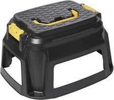 Strata Step Stool with Built-in Tool Storage Caddy Multipurpose Heavy Duty New