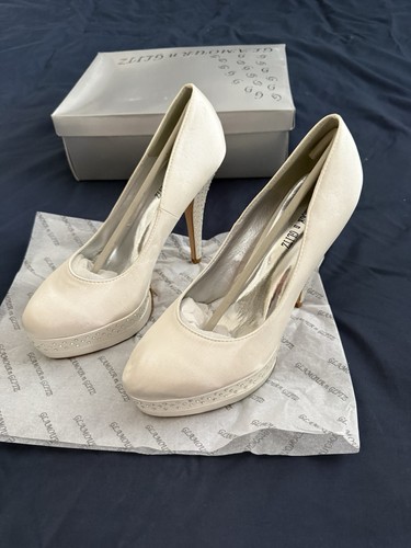 Women ivory satin glamour - ivory,