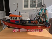 RC Model Fishing Boat 12th Scale  Highly Detailed scratch built. one of a kind 