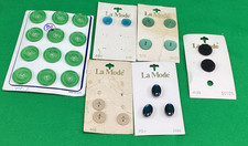 Vintage La Mode Buttons on board Variety Total Qty 26 Free Shipping